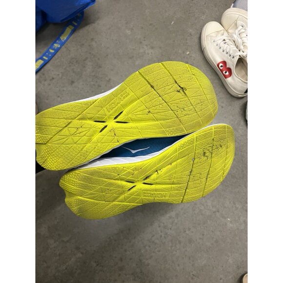 Hoka One One Men's Carbon Blue Running 1113526 dbctr Men size 9 used no box - Picture 5 of 6